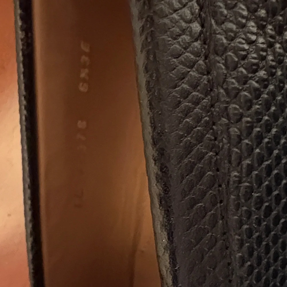 Salvatore Ferragamo Textured Black Loafers - Picture 6 of 6